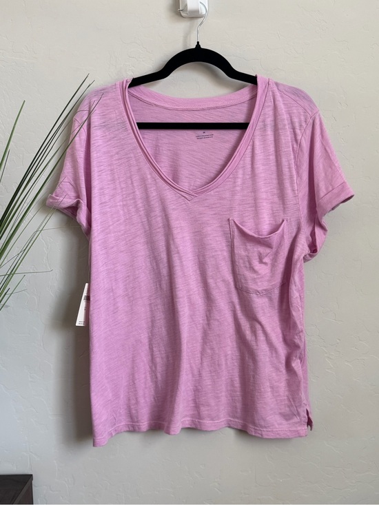 Pilcro Tops - Pilcro Anthropologie Lilac Pink Pocket Tee NWT Medium Cotton Modal